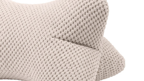 Einzelkissen Gözze aus Stoff in Beige Ambiente Trendlife by GÖZZE Lesekissen Sven Beige - ca. 40 x 25 cm