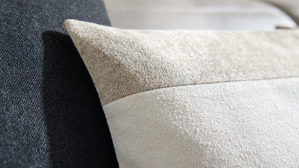 Kissenbezug /-hülle Interliving aus Stoff in Blau Interliving Kissen Serie 9127 - Kissenhülle Sand- & Blautöne - ca. 40 x 60 cm