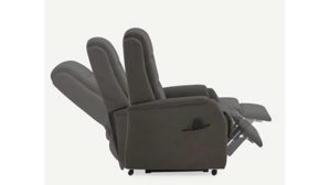 Relaxsessel Hukla aus Stoff in Anthrazit HUKLA HU-RV15038 Relaxsessel Sessel RV82 A8 Stoffbezug Stoff DeLuxe 19 Anthrazit, Funktion A8 ein Motor + Aufstehhilfe
