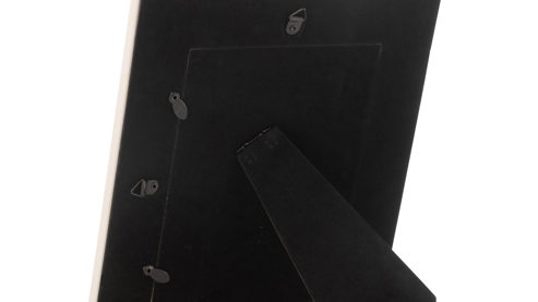 Bilderrahmen Jolipa aus Stoff in Beige Bilderrahmen Dita beiger Velours - ca. 21 x 26 cm