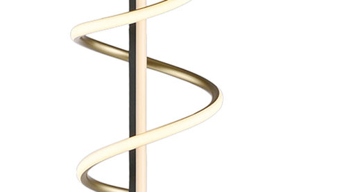 Stehleuchte Just light. (leuchtendirekt) aus Metall in Schwarz JUST LIGHT. Stehleuchte Emanda Schwarz & Gold - Höhe ca. 144 cm