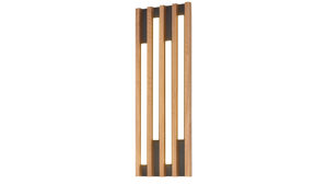 Deckenleuchte Interliving aus Holz in Schwarz Interliving Leuchten Serie 9347 - Deckenlampe Holz - ca. 26 x 70 cm
