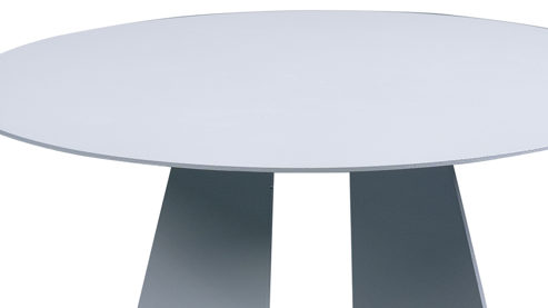 Couchtisch M2 kollektion aus Metall in Grau Beistelltisch Freddy 1 Grau - ca. 45 x 38 cm