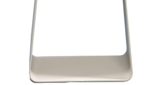 Couchtisch M2 kollektion aus Metall in Weiß Beistelltisch Freddy 2 Cremeweiß - ca. 45 x 45 cm