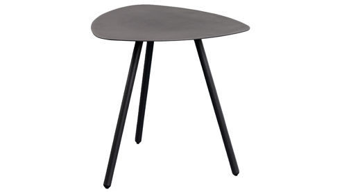 Beistelltisch M2 kollektion aus Metall in Anthrazit Beistelltisch Mira 2 Anthrazit - ca. 50 x 50 cm