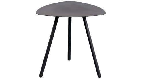 Beistelltisch M2 kollektion aus Metall in Anthrazit Beistelltisch Mira 2 Anthrazit - ca. 50 x 50 cm