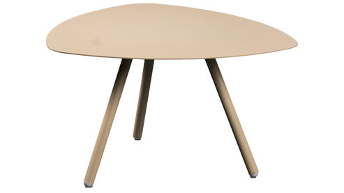 Beistelltisch M2 kollektion aus Metall in Weiß Beistelltisch Mira 3 Cremeweiß - ca. 60 x 35 cm