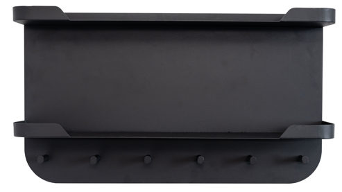 Wandgarderobe M2 kollektion aus Metall in Dunkelgrau Wandgarderobe Jil 2 Anthrazit – sechs Haken, Länge ca. 70 cm