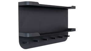 Wandgarderobe M2 kollektion aus Metall in Dunkelgrau Wandgarderobe Jil 2 Anthrazit – sechs Haken, Länge ca. 70 cm