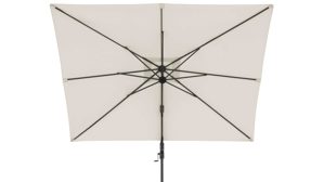 Sonnenschirm Doppler® aus Kunstfaser in Beige doppler® Pendel-Sonnenschirm MyZone Side naturfarbene Kunstfaser – ca. 320 x 240 cm