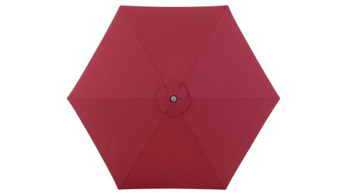 Sonnenschirm Doppler® aus Kunstfaser in Rot doppler® Sonnenschirm Act rote Bespannung – Durchmesser ca. 310 cm