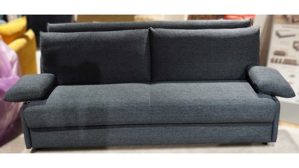 Schlafsofa Bali aus Stoff in Dunkelblau Bali Schlafsofa Grande, Liegefläche ca. 180 x 200 cm dunkelblauer Stoffbezug - Breite ca. 229 cm