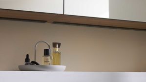 Spiegelschrank Interliving aus Holz in Weiß Interliving Bad Serie 3725 – Spiegelschrank-Set zweiteilig, Länge ca. 160 cm