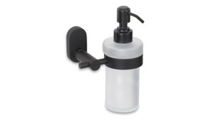 Seifenspender Kela | keck & lang aus Metall in Schwarz kela Seifenspender Alessio Schwarz & Transparent - ca. 11 x 17 cm