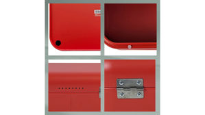 Brotkasten Kela | keck & lang aus Metall in Rot kela Brotkasten Frisca rotes Metall  - ca.  30 x 18 cm