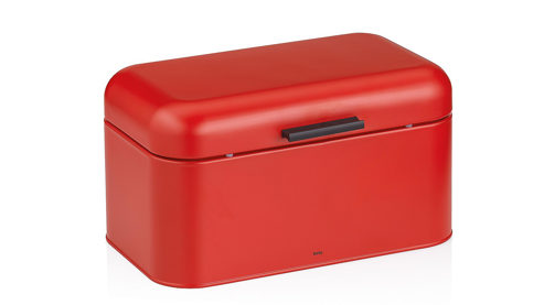 Brotkasten Kela | keck & lang aus Metall in Rot kela Brotkasten Frisca rotes Metall  - ca.  30 x 18 cm