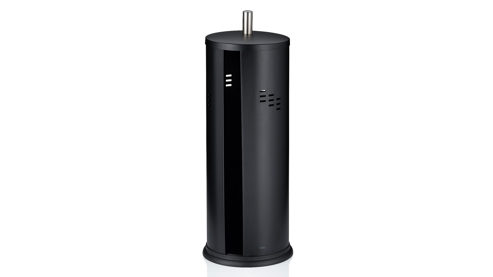 Toilettenbutler Kela | keck & lang aus Metall in Schwarz kela Toilettenpapier Behälter Swing Schwarz – ca. 15 x 40 cm
