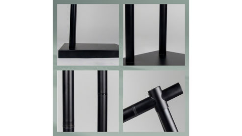 Handtuchhalter Kela | keck & lang aus Metall in Schwarz kela Handtuchhalter Devin Schwarz – ca. 18 x 79 cm