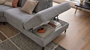 Funktion Interliving aus Metall in Transparent Interliving Sofa Serie 4064 - Aufklappfunktion manuell