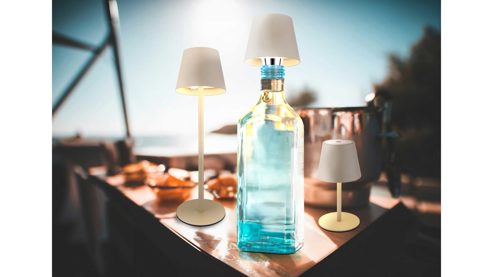 Tischleuchte Globo lighting aus Kunststoff Metall in Weiß GLOBO LED-Tischleuchte Vannie I - 3 in 1 Akku-Leuchte weisses Metall - Höhe ca. 35,5 cm