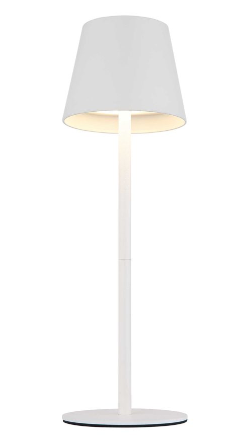 Tischleuchte Globo lighting aus Kunststoff Metall in Weiß GLOBO LED-Tischleuchte Vannie I - 3 in 1 Akku-Leuchte weisses Metall - Höhe ca. 35,5 cm