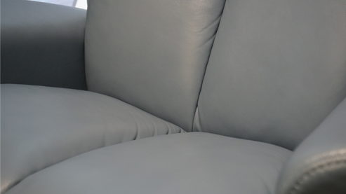 Sessel Ekornes aus Holz Leder Metall in Schwarz Jeansblau Stressless MAGIC M Signature, Relax-Sessel und Hocker Signature Schwarz, Medium, Leder Paloma sparrow blue