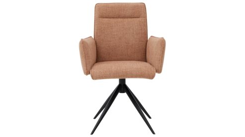 Tischgruppe Interliving aus Holz in Holzfarben Interliving Esszimmer Serie 5505 - Essgruppe mit Eckbank und Stühlen Flachgewebe, Mikrofaser, Artisaneiche & Metall - sechsteilig