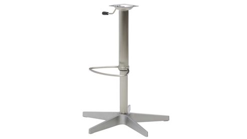 Barstuhl Interliving aus Kunstfaser in Grün Interliving Esszimmer Serie 5122 – Barhocker mit Liftfunktion farngrüne Mikrofaser & gebürsteter Edelstahl