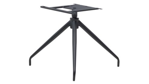 Vierfußstuhl Interliving aus Kunstfaser in Dunkelgrau Interliving Esszimmer Serie 5122 – Armlehnstuhl onyxschwarze Mikrofaser & mattschwarzes Metall