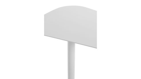 Beistelltisch Haku aus Metall in Weiß Beistelltisch Höhe ca. 60 cm - Weiß