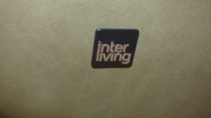 Ecksofa Interliving aus Leder Metall in Oliv Hellbraun Interliving Polstergarnitur 4220 IL mit Sessel 4520 IL Leder Longlife Kaktus & schwarze Metallfüße – ca. 251 x 286 cm