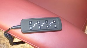 Relaxsessel comfortmaster besser sitzen, liegen, leben aus Leder Metall in Bordeaux Himolla Easy Swing Sessel 7304 52V, Relaxsessel elektrisch verstellbar weinrotes LongLife-Leder Cabern & Sternfuss anthrazit