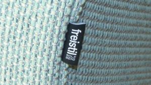 Sofa Freistil aus Stoff in Türkis ROLF BENZ freistil 187 Polstergarnitur Eckgarnitur Stoff 4071 pastelltürkis, ca. 300 x 185 cm, Füsse Kunststoff