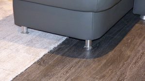 Ecksofa modulmaster aus Leder Metall in Anthrazit Aluminium Polinova MM-PN1059 Wohnlandschaft, Polstergarnitur mit Sessel Leder Belvita anthrazit & Metallfüße – Stellfläche ca. 255 x 345 cm