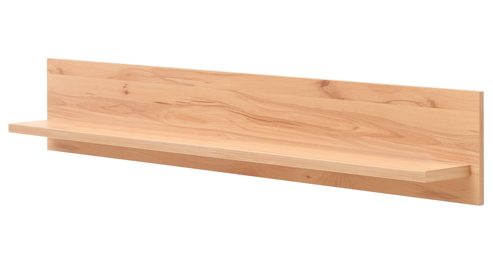 Wandregal Interliving aus Holz in Buche Interliving Wohnzimmer Serie 2032 - Wandboard PAZ.180 Balkenbuche - Länge ca. 180 cm