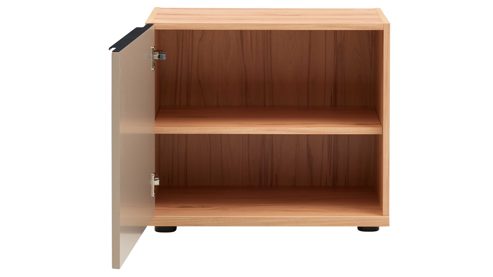 Wohnwand Interliving aus Holz in Grau Interliving Wohnzimmer Serie 2032 - Wohnwand Grau & Risseiche- Länge ca. 270 cm