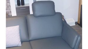 Ecksofa modulmaster aus Leder Metall in Anthrazit Modulmaster MM-PN1080 Polstergarnitur - anthrazitfarbenes Leder Torro & Metallfüße – Stellfläche ca. 200 x 305 x 168-204 cm