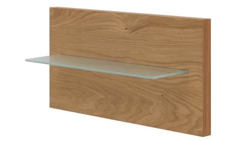 Paneel Interliving aus Holz in Holzfarben Interliving Kleiderschrank Serie 1207 – Paneelaufsatz 20226 rechts - Balkeneiche, Breite ca. 60 cm