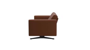 Sofa Ekornes aus Leder Metall in Dunkelbraun Schwarz Stressless Elementgruppe Stella, Polstergarnitur aus Leder Leder Paloma Copper, Fuss schwarz matt, mit Armlehnen S2