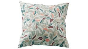 Bettwäsche-Set Interliving aus Stoff in Mehrfarbig Interliving Bettwäsche Serie 9131 floral pastellfarbener & dunkelgrüner Baumwollsatin - ca. 135 x 200 cm