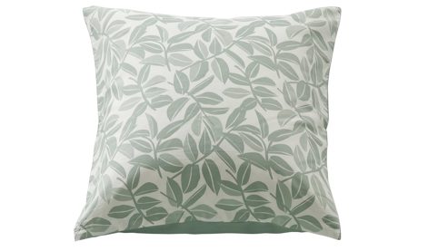 Bettwäsche-Set Interliving aus Stoff in Hellgrün Interliving Bettwäsche Serie 9131 floral salbeigrüner & salbeigrüner Baumwollsatin - ca. 155 x 220 cm