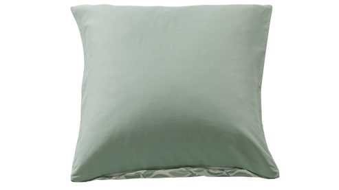 Bettwäsche-Set Interliving aus Stoff in Hellgrün Interliving Bettwäsche Serie 9131 floral salbeigrüner & salbeigrüner Baumwollsatin - ca. 135 x 200 cm