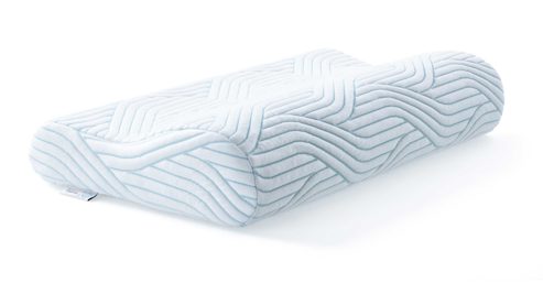 Kissen Tempur aus Baumwolle Kunstfaser in Weiß TEMPUR Shape M SmartCool Schlafkissen Kissen 83300310 Grösse M, ergonomisches Schlafkissen