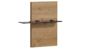 Komplettzimmer Interliving aus Holz in Hellgrau Interliving Schlafzimmer Serie 1034 – Komplettzimmer mit Stauraumkommode champagnerfarbenes Glas & Kernholz - Liegefläche ca. 180 x 200 cm