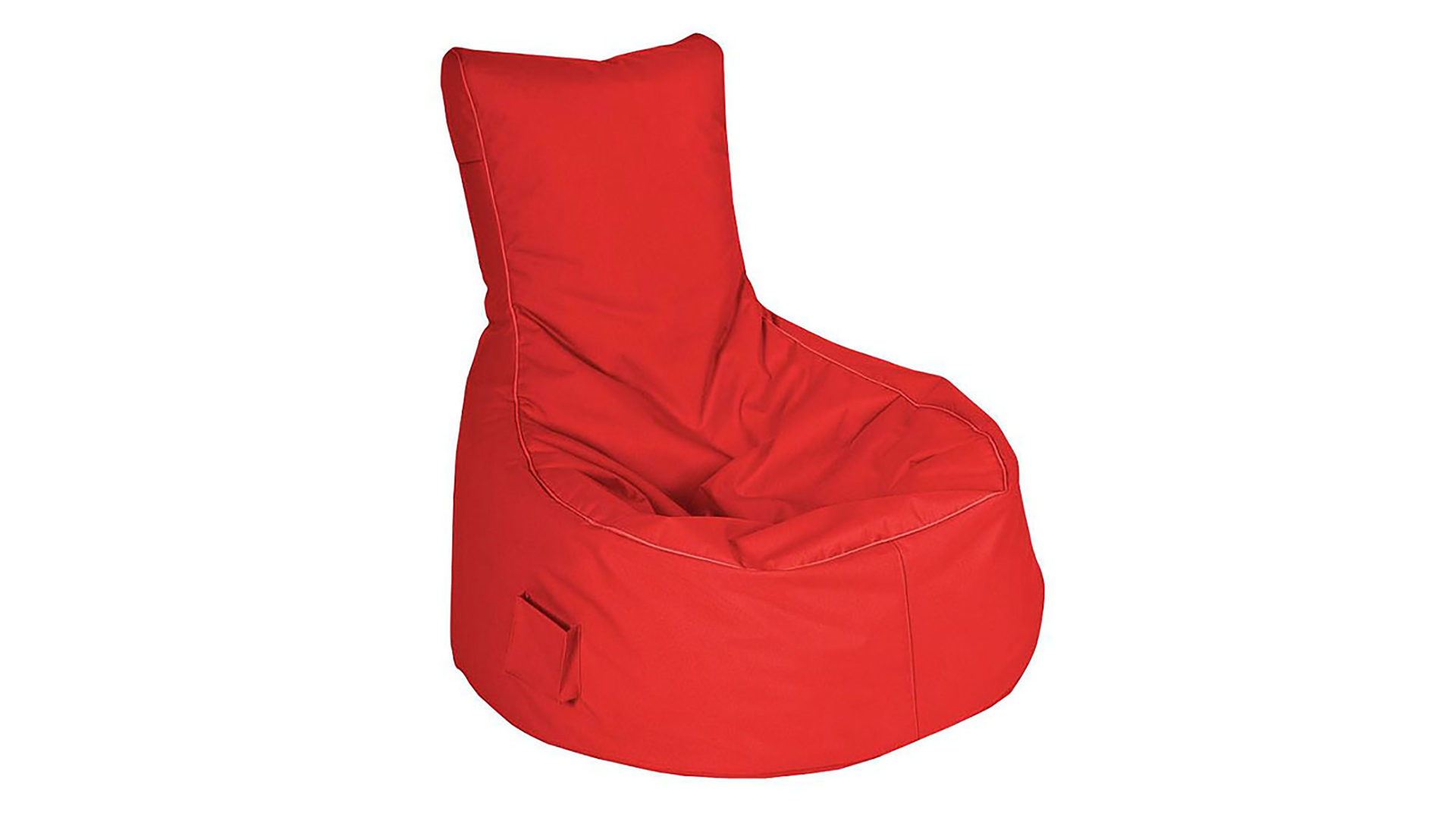 Sitzsack-Sessel Magma sitting point aus Stoff in Rot SITTING POINT Sitzsack-Sessel Scuba Swing als Sitzmöbel roter Kunstfaserbezug - ca. 95 x 90 x 65 cm