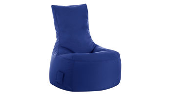 Sitzsack-Sessel Magma sitting point aus Kunststoff Stoff in Blau SITTING POINT Sitzsack-Sessel Scuba Swing dunkelblauer Kunstfaserbezug - ca. 95 x 90 x 65 cm