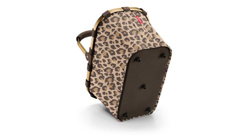 Einzeltasche Reisenthel aus Aluminium Kunstfaser in Cappuccino Reisenthel Carrybag BK6047 leo macchiato Dekor leo macchiato, ca. 48 x 29 x 28 cm