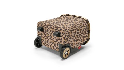 Einzeltasche Reisenthel aus Aluminium Kunstfaser in Cappuccino Reisenthel Carrycruiser OE6047 leo macchiato Dekor leo macchiato, ca. 42 x 47,5 x 32 cm