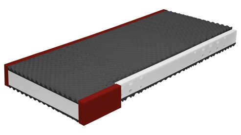 Kaltschaummatratze Interliving aus Stoff in Weiß Interliving Matratze Medikontur 1910 Kaltschaum, H2 – Liegefläche ca. 140 x 200 cm