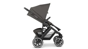 Babyzimmer Abc design aus Aluminium Stoff in Dunkelgrau ABC DESIGN Kombi-Kinderwagen Salsa 4 Air Farbe & Design Cloud, mit Babywanne und Sportsitz